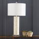 Scalloped 29 inch 150.00 watt Natural Table Lamp Portable Light