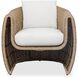 Tropic Golden Flax and Oyster White Outdoor Lounge Chair