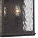 Chad 2 Light 19 inch Charcoal Outdoor Sconce, wiring will come out from bottom to HCWO 13"