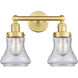 Bellmont 2 Light 15.5 inch Satin Gold Bath Vanity Light Wall Light in Seedy