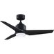 TriAire Custom 1 Light Black Fan Light