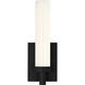 Coles LED 4.5 inch Midnight Black Vanity Light Wall Light