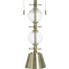Cameron 33.25 inch 60.00 watt Clear Ribbed Table Lamp Portable Light