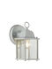 Patrician 1 Light 8 inch White Outdoor Wall Lantern