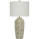 Ida 31 inch 100.00 watt Aged Antique White Table Lamp Portable Light