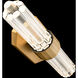 Beyond Silo LED 4 inch Aged Brass ADA Wall Sconce Wall Light