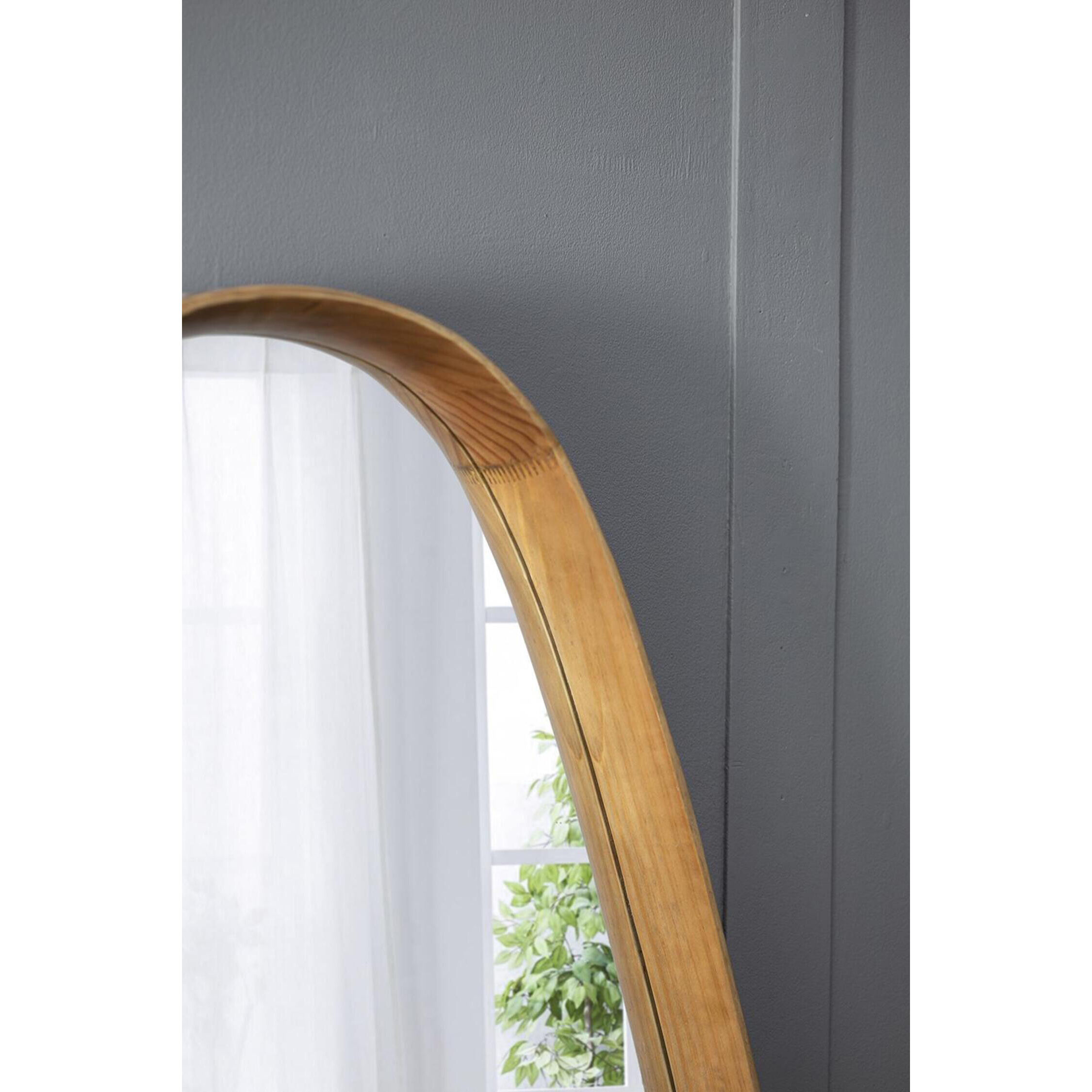 Wayne 36.8 X 28.1 inch Brown Wall Mirror