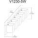 Verona 5 Light 29.5 inch Matte Black Vanity Light Wall Light