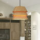 Yep Aalto 2 Light 8.63 inch Light Walnut Pendant Ceiling Light