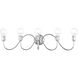 Lansdale 5 Light 34 inch Polished Chrome Vanity Sconce Wall Light, Large