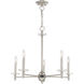 Bennington 5 Light 25 inch Brushed Nickel Chandelier Ceiling Light