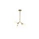 Canada 4 Light 16 inch Gold Chandelier Ceiling Light