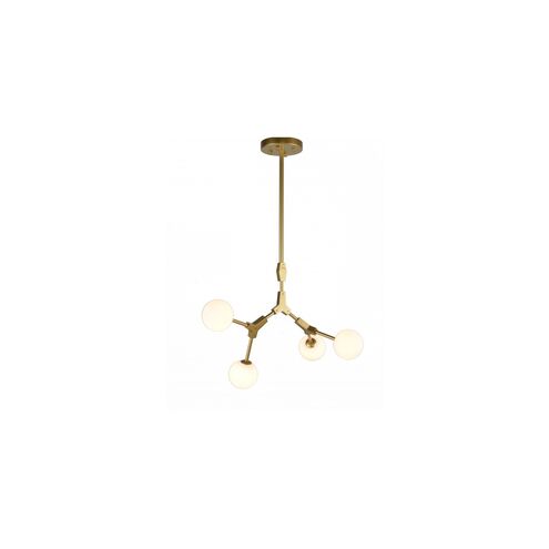 Canada 4 Light 16 inch Gold Chandelier Ceiling Light