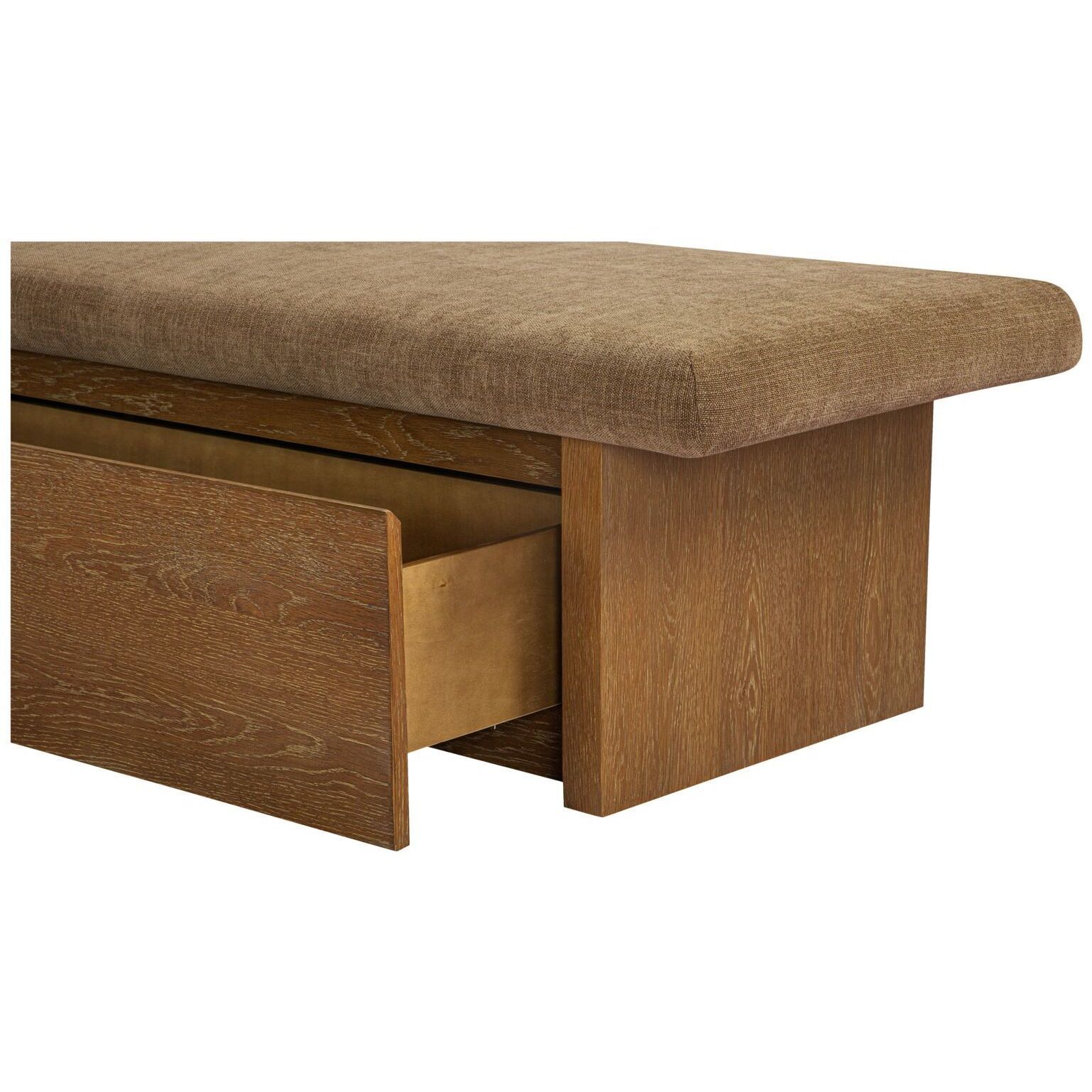 Gemma FO Taupe Storage Bench
