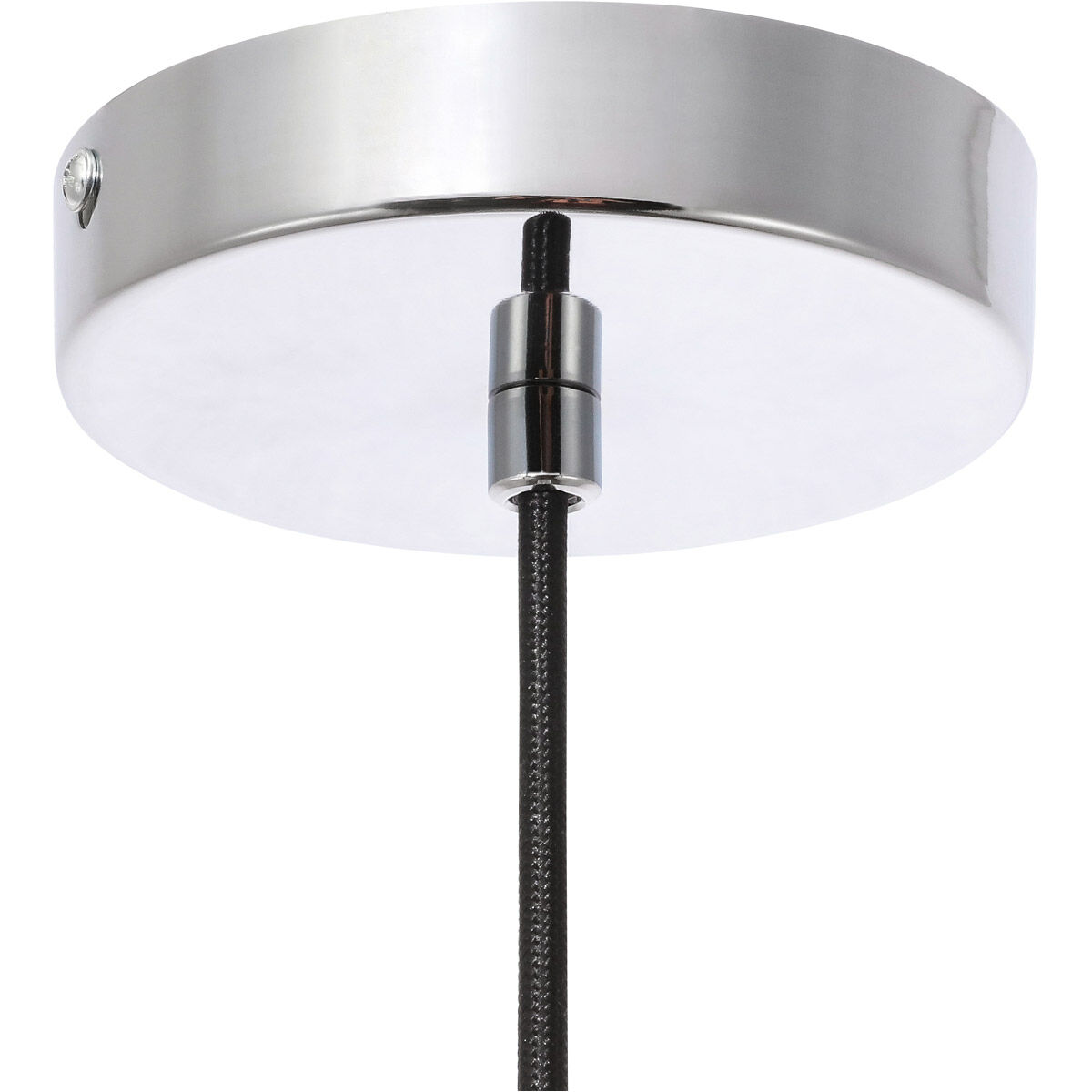 Gene 1 Light 8 inch Chrome Pendant Ceiling Light