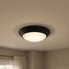 Stella 120V LED 9.37 inch Matte Black Disc Light