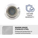 Tyler 12 4.1 watt Stainless Steel Path Lighting in 2700K, WAC Landscape