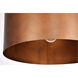 Miro 1 Light 15 inch Manual Brass Pendant Ceiling Light