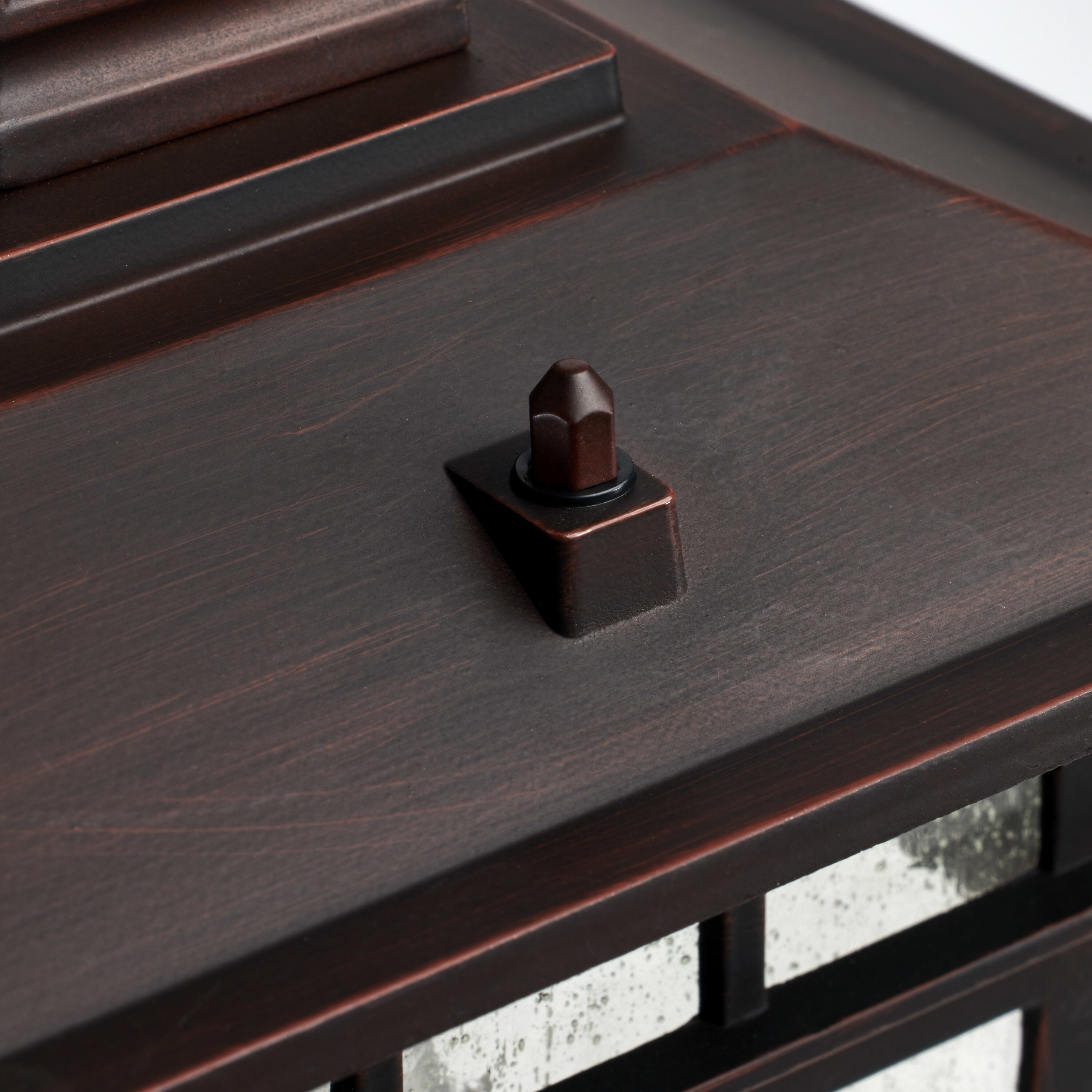 Cove Neck 1 Light 7 inch Rustic Bronze Outdoor Hanging Lantern