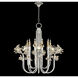 Azu LED 35.5 inch Silver Chandelier Ceiling Light