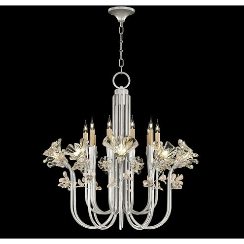 Azu LED 35.5 inch Silver Chandelier Ceiling Light