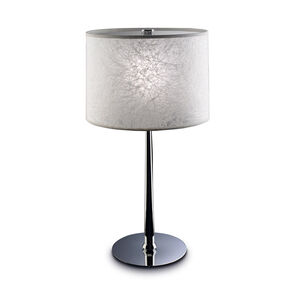 Soul 21 inch 100 watt Chrome Table Lamp Portable Light