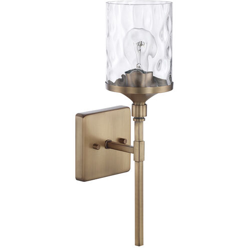 Colton 1 Light 5 inch Aged Brass Sconce Wall Light