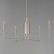 Abner 5 Light 24 inch Satin Nickel Chandelier Ceiling Light