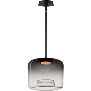 Bombona LED 12 inch Black Single Pendant Ceiling Light