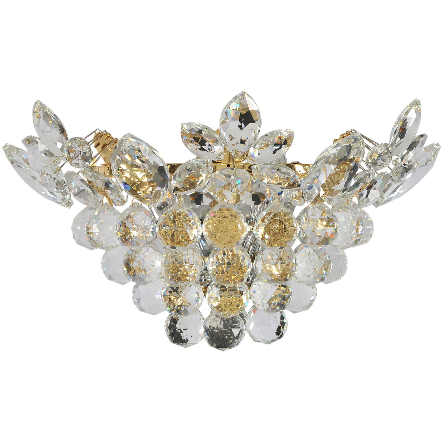 Treviso 2 Light 17 inch 18K Gold Wall Sconce Wall Light