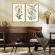 Florals Collection Antique Gold Wood With Embossed Weave Pattern Framed Art
