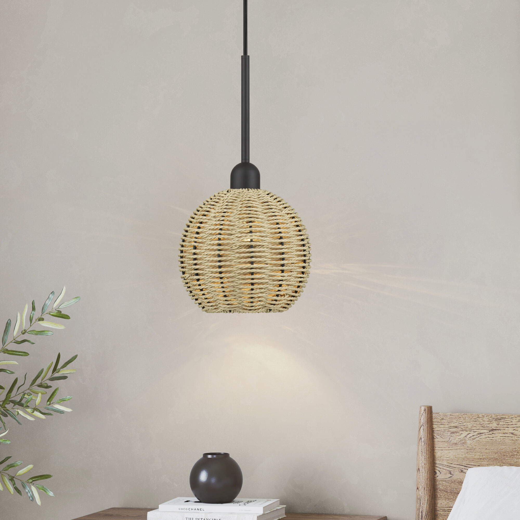 Summervine 1 Light 8 inch Bronze Pendant Ceiling Light, Mini Globe
