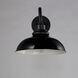 Granville 1 Light 11.25 inch Gloss Black and Black Outdoor Wall Mount
