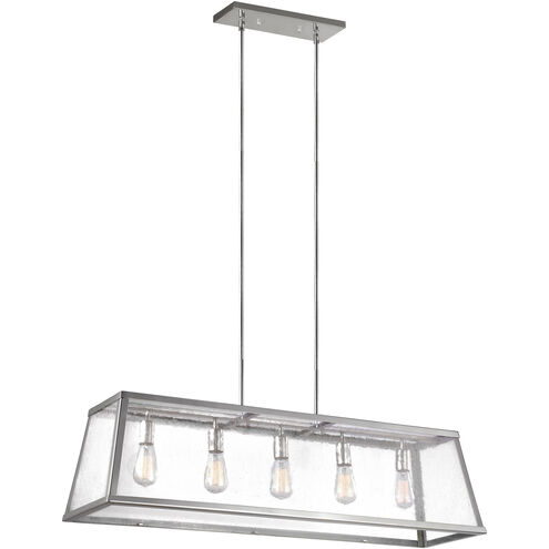 Sean Lavin Harrow 5 Light 44 inch Polished Nickel Linear Chandelier Ceiling Light