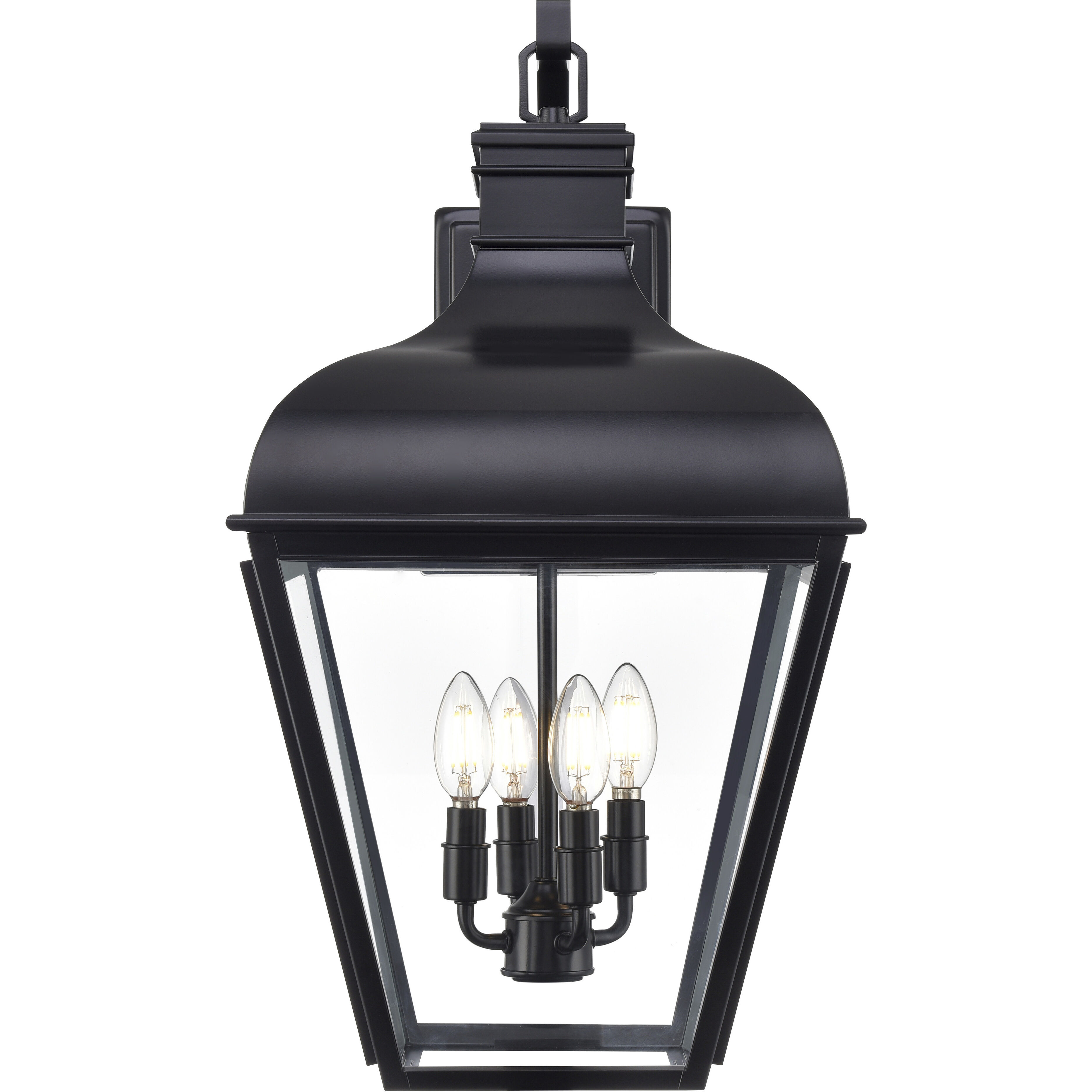 Edenton 4 Light 24.5 inch Matte Black Outdoor Wall Sconce