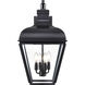 Edenton 4 Light 24.5 inch Matte Black Outdoor Wall Sconce
