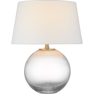 Chapman & Myers Masie 20.75 inch 15 watt Clear Glass Table Lamp Portable Light, Medium