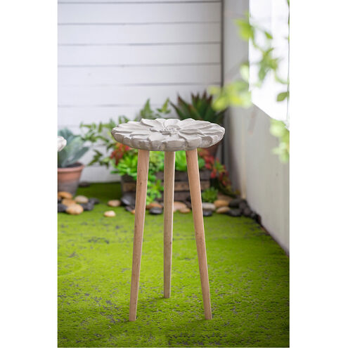 Garden 12 inch Natural Beige Table