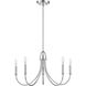 Cameron 5 Light 29 inch Polished Nickel Chandelier Ceiling Light, Essentials