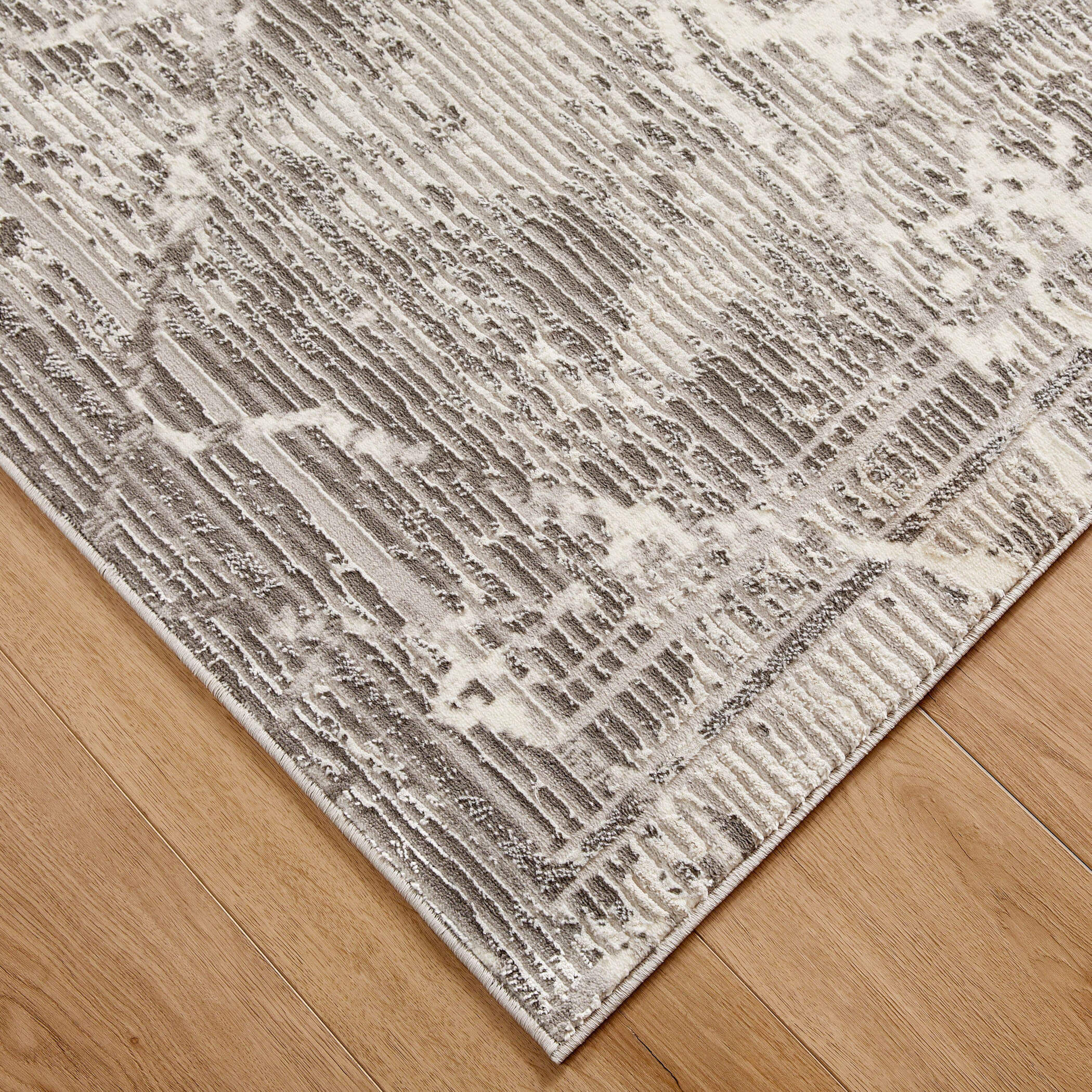 Greta 114 X 79 inch Silver Rug in 6 x 9