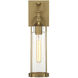 Yasmin 1 Light 17 inch Aged Gold Outdoor Wall Sconce