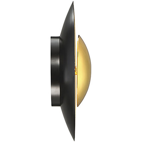 Blaze Wall Sconce Wall Light in 12in., Gold Leaf