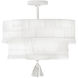 Lisa McDennon Baya 4 Light 18 inch Textured Plaster Semi-flush Mount Ceiling Light