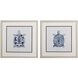 Waterside Collection Blue Framed Art