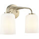 Laphia 2 Light 14 inch Modern Gold Bathroom Vanity Light Wall Light