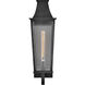 Coastal Elements Georgetown 1 Light 26.75 inch Black Outdoor Wall Mount