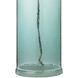 Glass Bottle 30 inch 150.00 watt Seafoam Green Table Lamp Portable Light in Incandescent, 3-Way