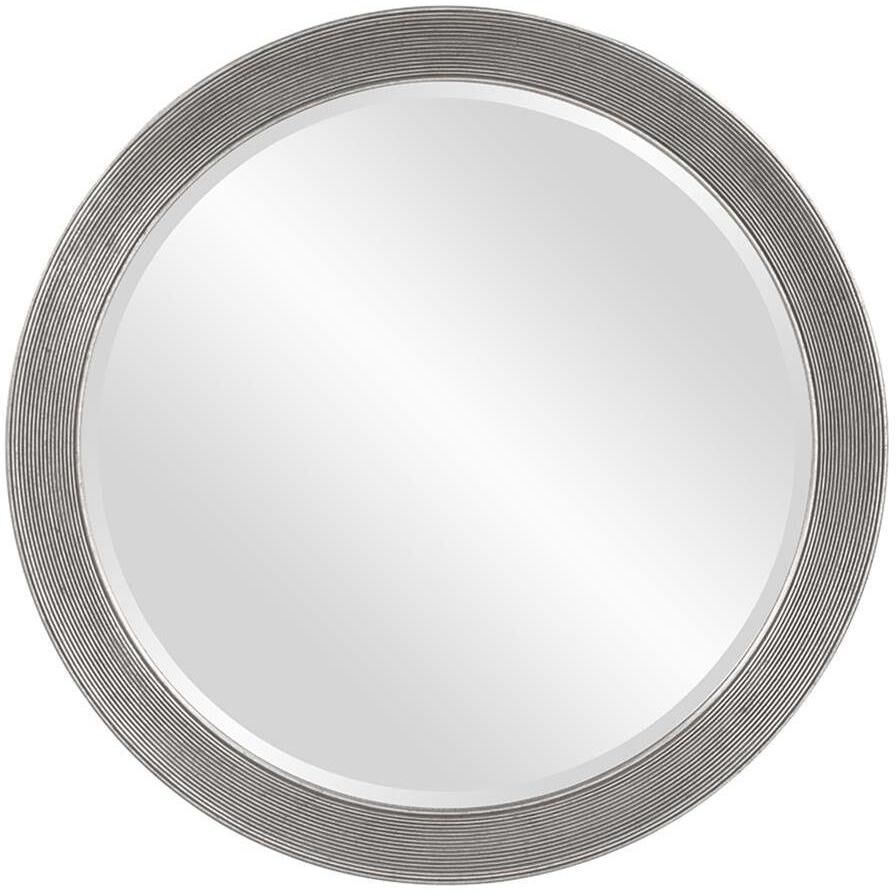 Virginia Glossy Nickel Wall Mirror