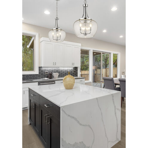 Joliet 3 Light 15.75 inch Chrome Pendant Ceiling Light