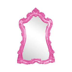 Lorelei 89 X 60 inch Glossy Hot Pink Wall Mirror